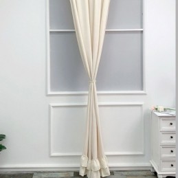 Einfarbige Spleißen Chenille Vorhänge Im Nordischen Stil Für Wohnzimmer Schlafzimmer