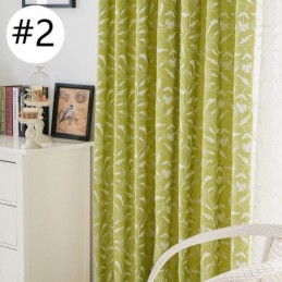 Verdunkelungsvorhang Aus Baumwolle, Maßgefertigt, Mit Rankenmuster, Nordischer Stil, Für Wohnzimmer Und Schlafzimmer