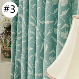 Verdunkelungsvorhang Aus Baumwolle, Maßgefertigt, Mit Rankenmuster, Nordischer Stil, Für Wohnzimmer Und Schlafzimmer