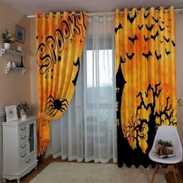 Vorhänge Halloween Digitaldruck Amerikanischer Stil