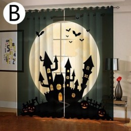Vorhänge Halloween Digitaldruck Amerikanischer Stil