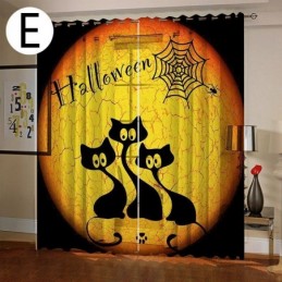 Vorhänge Halloween Digitaldruck Amerikanischer Stil
