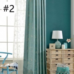 Verdunkelungsvorhang Aus Baumwolle, Maßgefertigt, Nordischer Stil, Bestickt, Für Wohnzimmer Und Schlafzimmer
