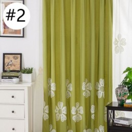 Bestickter Vorhang Im Nordischen Stil, Maßgefertigt, Vorhang Mit Blumenmuster, Polycotton, Für Wohnzimmer Und Schlafzimmer