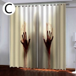 Vorhang Nach Maß Vorhang Horror Castle Digitaldruck Amerikanische Vorhänge
