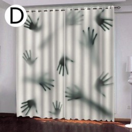 Vorhang Nach Maß Vorhang Horror Castle Digitaldruck Amerikanische Vorhänge