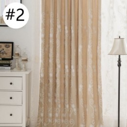 Pflanzenbestickter Vorhang Nach Maß, Vorhang Im Nordischen Stil, Baumwolle Für Wohnzimmer Und Schlafzimmer
