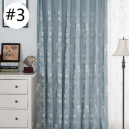 Pflanzenbestickter Vorhang Nach Maß, Vorhang Im Nordischen Stil, Baumwolle Für Wohnzimmer Und Schlafzimmer