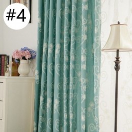 Pflanzenbestickter Vorhang Nach Maß, Vorhang Im Nordischen Stil, Baumwolle Für Wohnzimmer Und Schlafzimmer