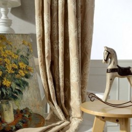 Verdunkelungsvorhang Aus Baumwollleinen, Maßgefertigt, Nordisch, Floral Bestickt, Für Wohnzimmer Und Schlafzimmer