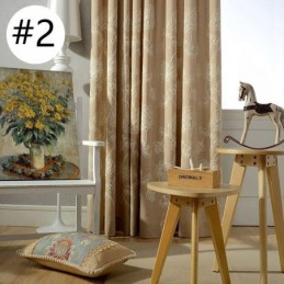 Verdunkelungsvorhang Aus Baumwollleinen, Maßgefertigt, Nordisch, Floral Bestickt, Für Wohnzimmer Und Schlafzimmer