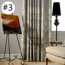Verdunkelungsvorhang Aus Baumwollleinen, Maßgefertigt, Nordisch, Floral Bestickt, Für Wohnzimmer Und Schlafzimmer