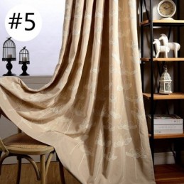 Nordischer Verdunkelungsvorhang Nach Maß, Vorhangpflanze Bestickt, Für Wohnzimmer, Schlafzimmer