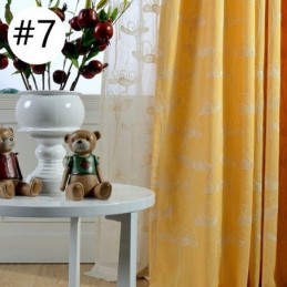 Nordischer Verdunkelungsvorhang Nach Maß, Vorhangpflanze Bestickt, Für Wohnzimmer, Schlafzimmer
