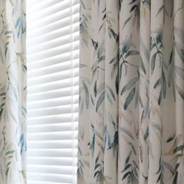 Moderner Bedruckter Curtian-Pflanzenmuster-Verdunkelungsvorhang Nach Maß Für Wohnzimmer