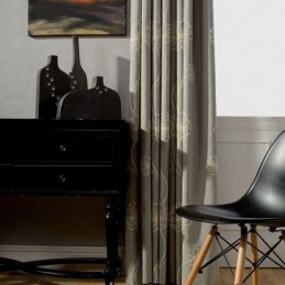 Verdunkelungsvorhang Maßgefertigt Vorhang Nordisch Bestickt Für Wohnzimmer Schlafzimmer