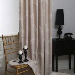 Verdunkelungsvorhang Aus Baumwolle, Maßgefertigt, Vorhang Mit Nordischem Blattmuster, Bestickt, Für Wohnzimmer Und Schlafzimmer