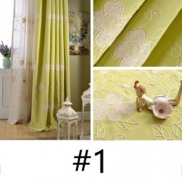 Nordischer Verdunkelungsvorhang Aus Baumwollleinen, Maßgefertigt, Vorhang Mit Blumenstickerei Für Wohnzimmer Und Schlafzimmer