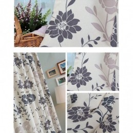 Nordic Baumwolle Blackout Vorhänge Gedruckt Floral Fenster Für Wohnzimmer
