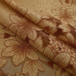 Klassische Voile-Gardine Nach Maß, Gardinenpaneel Im Landhausstil, Prächtiger Blumenzweig, Jacquard