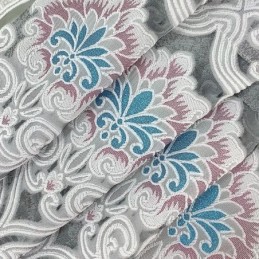 Bestickter Verdunkelungsvorhang, Maßgefertigter Vorhang, Blumenmuster, Fenstervorhänge Im Europäischen Stil Für Wohnzimmer