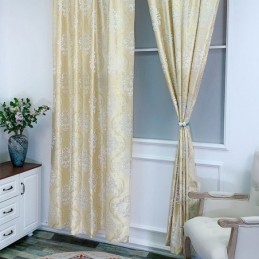 Jacquard Luxus Vorhang Maßgeschneiderte Vorhang Europäischen Blackout Für Schlafzimmer Wohnzimmer