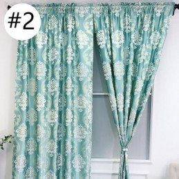 Jacquard Luxus Vorhang Maßgeschneiderte Vorhang Europäischen Blackout Für Schlafzimmer Wohnzimmer
