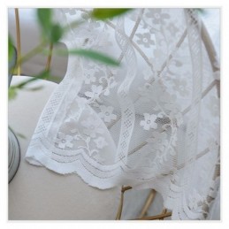 Französische Spitze Floret Voile Sheer Vorhang Nach Maß Vorhang Panel Balkon Wohnzimmer One