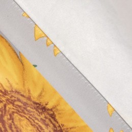 Polycotton-Vorhang, Maßgefertigt, Mit Amerikanischem Sonnenblumen-Print, Halbverdunkelnde Vorhänge