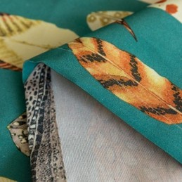Polycotton-Vorhang, Maßgefertigt, Mit Federdruck, Amerikanische Halbverdunkelungsvorhänge