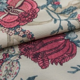 Polycotton-Vorhang, Maßgefertigt, Verdunkelungsvorhänge Mit Amerikanischem Blumenmuster