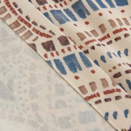 Polycotton Bedruckte Vorhänge Amerikanisches Vintage-Muster Verdunkelung