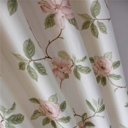 Rosa Pfingstrose Vorhang Maßgeschneiderte Vorhang Einfache Ländlichen Druck Schlafzimmer Wohnzimmer Stoff