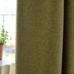 Nordischer Moderner Einfarbiger Vorhang, Maßgefertigter Vorhang, Schwarze Seiden-Verdunkelungsvorhänge Aus Baumwolle Und Leinen