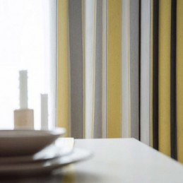 Nordischer Moderner Jacquard-Vorhang, Maßgefertigt, Vorhang Mit Kontraststreifen, Für Wohnzimmer, Schlafzimmer, Arbeitszimmer, Stoff