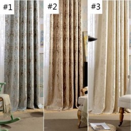 European Max Verdunkelungsvorhang, Maßanfertigung, Vorhang Luxus Damaskus Jacquard Schlafzimmer