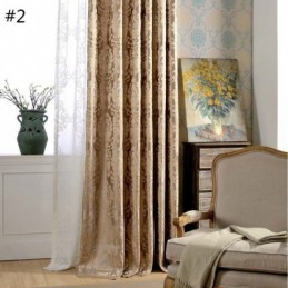 European Max Verdunkelungsvorhang, Maßanfertigung, Vorhang Luxus Damaskus Jacquard Schlafzimmer