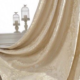 European Max Verdunkelungsvorhang, Maßanfertigung, Vorhang Luxus Damaskus Jacquard Schlafzimmer