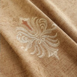 Chenille Verdunkelungsvorhang Maßgefertigter Vorhang Europäische Blumenstickerei Für Wohnzimmer Schlafzimmer