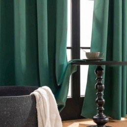 Verdunkelungsvorhänge Einfarbig Nordischer Stil Für Wohnzimmer Schlafzimmer