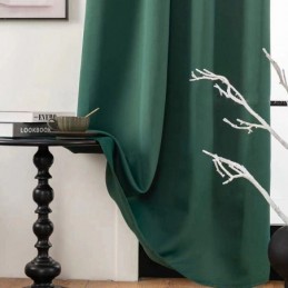 Verdunkelungsvorhänge Einfarbig Nordischer Stil Für Wohnzimmer Schlafzimmer