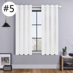 Verdunkelungsvorhänge Einfarbig Nordischer Stil Für Wohnzimmer Schlafzimmer