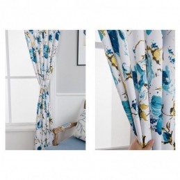 Gedruckte Verdunkelungsvorhänge Im Nordischen Stil Mit Blumenmuster Für Wohnzimmer Und Schlafzimmer