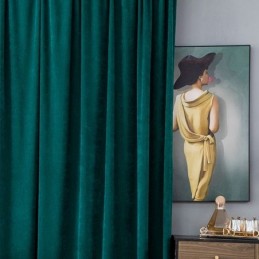 Chenille Blackout Vorhänge Einfarbig Nordic Stil Für Wohnzimmer Schlafzimmer