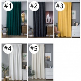Chenille Blackout Vorhänge Einfarbig Nordic Stil Für Wohnzimmer Schlafzimmer