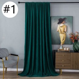 Chenille Blackout Vorhänge Einfarbig Nordic Stil Für Wohnzimmer Schlafzimmer