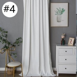 Chenille Blackout Vorhänge Einfarbig Nordic Stil Für Wohnzimmer Schlafzimmer
