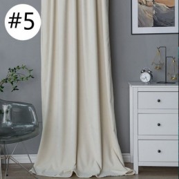 Chenille Blackout Vorhänge Einfarbig Nordic Stil Für Wohnzimmer Schlafzimmer