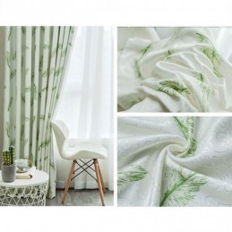Verdunkelungsvorhänge Nordic Feather Printed Für Wohnzimmer Schlafzimmer