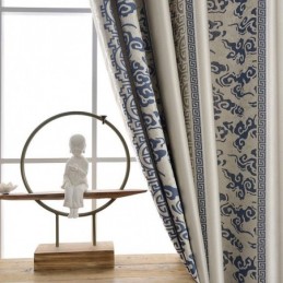 Nordic Blackout Vorhänge Jacquard Für Wohnzimmer Schlafzimmer